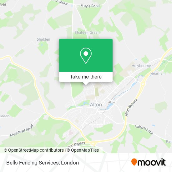 Bells Fencing Services map
