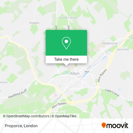 Proporce map