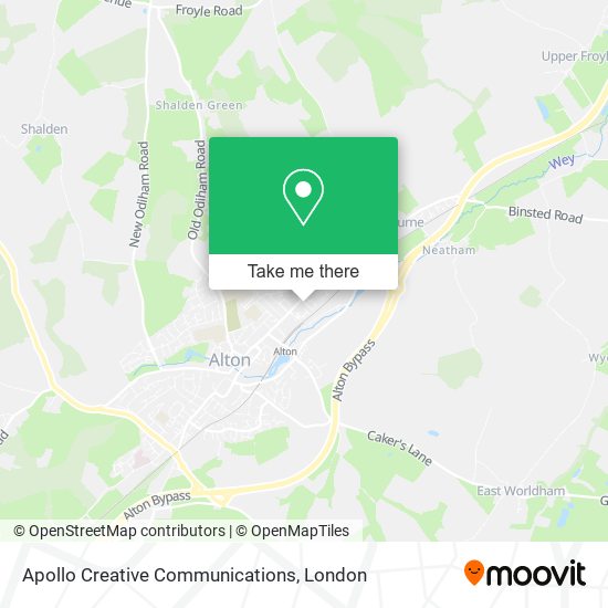 Apollo Creative Communications map