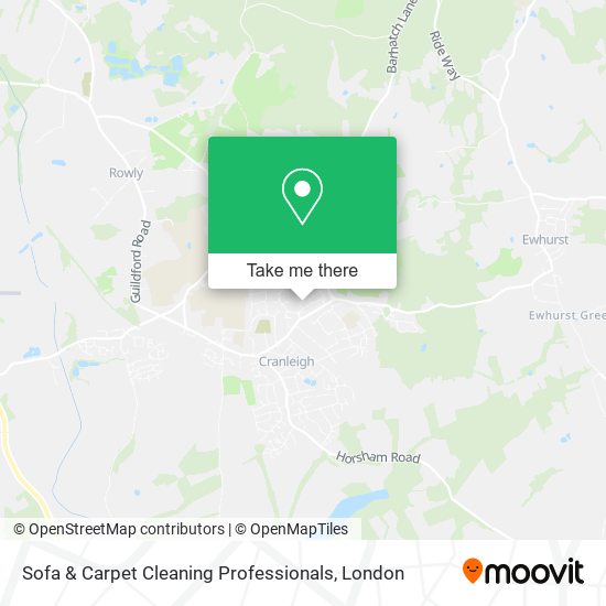 Sofa & Carpet Cleaning Professionals map