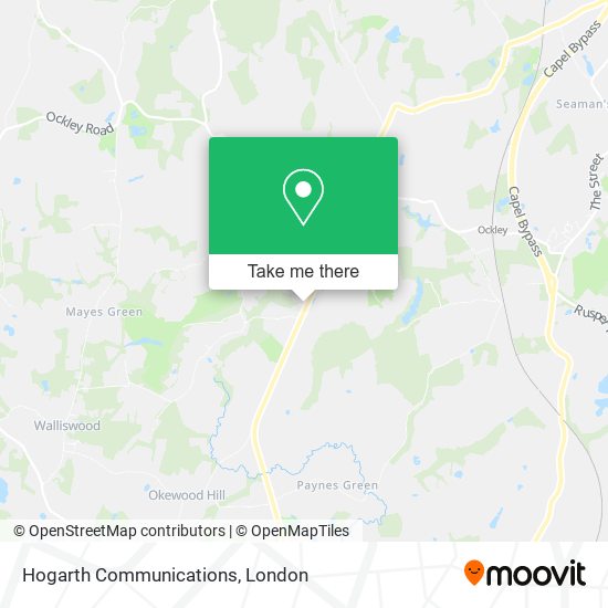 Hogarth Communications map