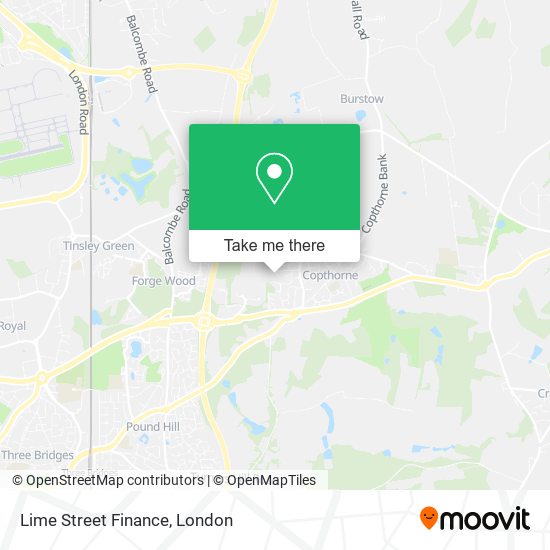 Lime Street Finance map