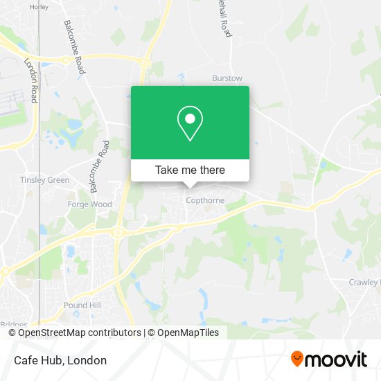 Cafe Hub map