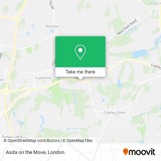 Asda on the Move map