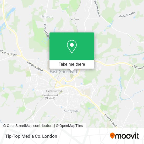 Tip-Top Media Co map