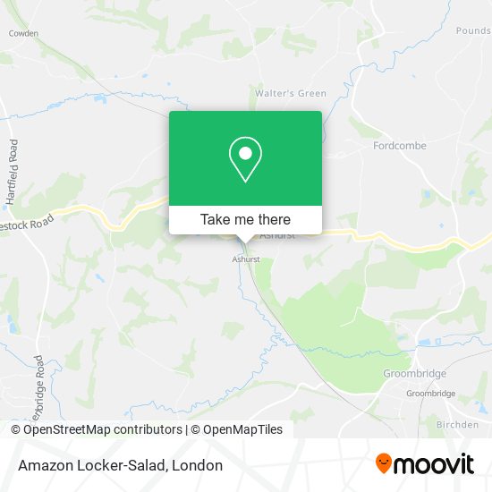 Amazon Locker-Salad map