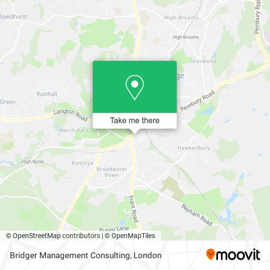 Bridger Management Consulting map
