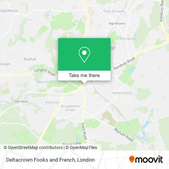 Deltacrown Fooks and French map
