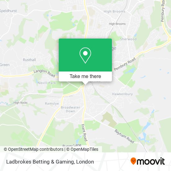 Ladbrokes Betting & Gaming map