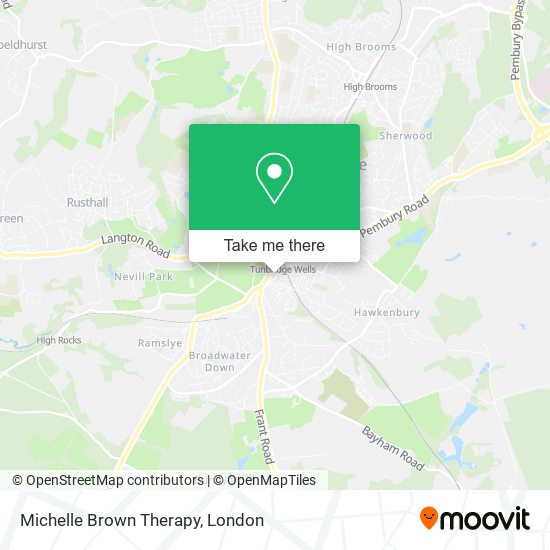 Michelle Brown Therapy map