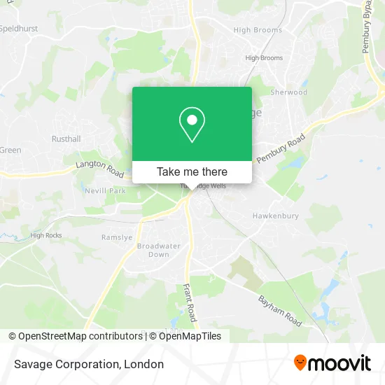 Savage Corporation map