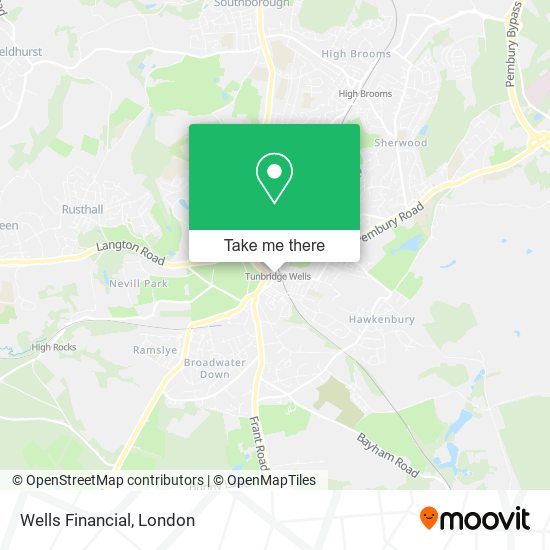 Wells Financial map