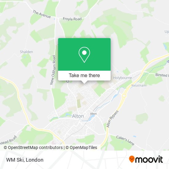 WM Ski map