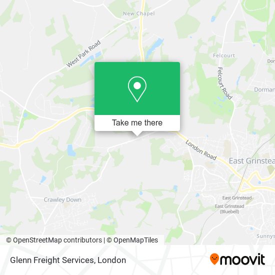 Glenn Freight Services map