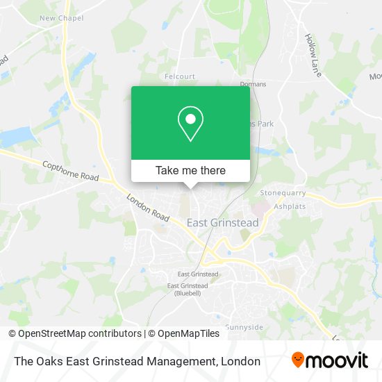 The Oaks East Grinstead Management map