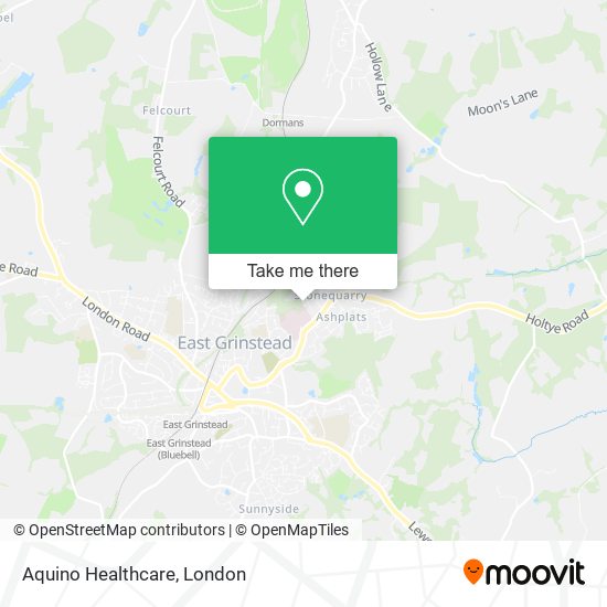 Aquino Healthcare map