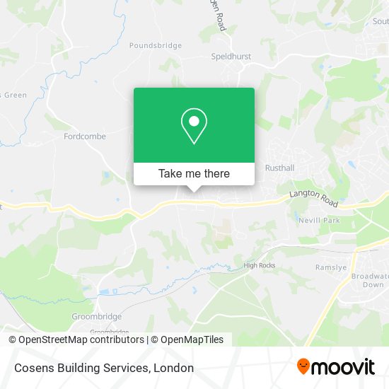 Cosens Building Services map