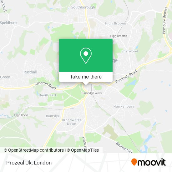 Prozeal Uk map
