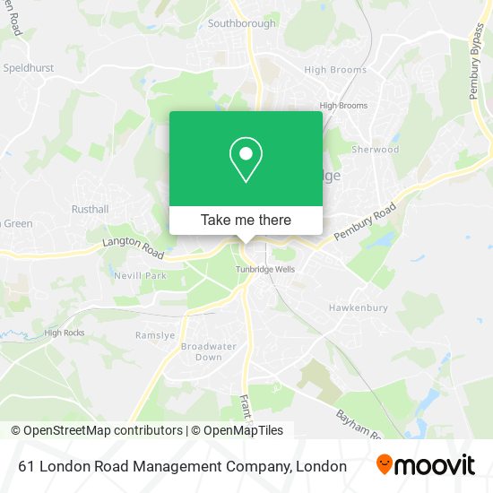 61 London Road Management Company map