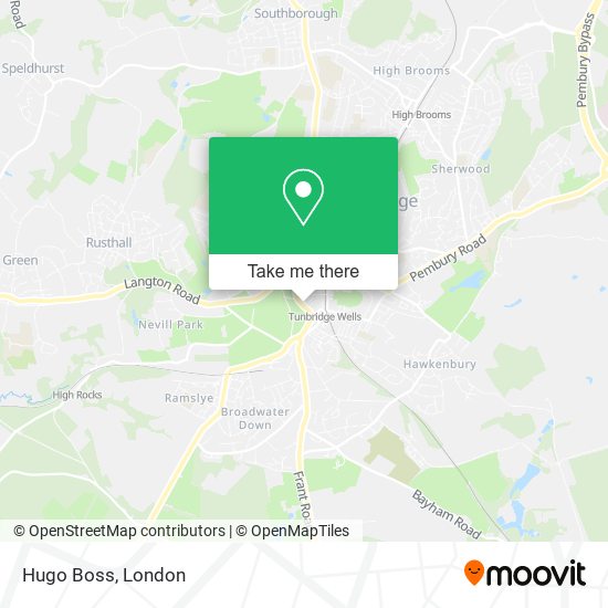 Hugo Boss map