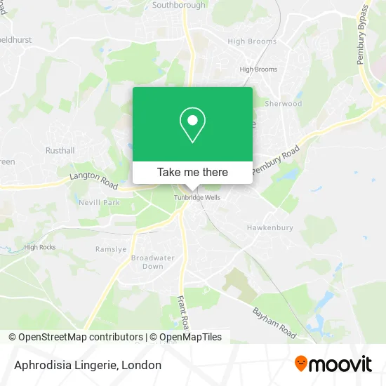 Aphrodisia Lingerie map