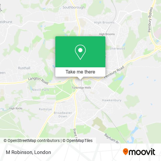 M Robinson map