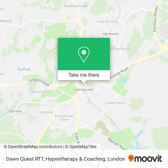 Dawn Quest RTT, Hypnotherapy & Coaching map