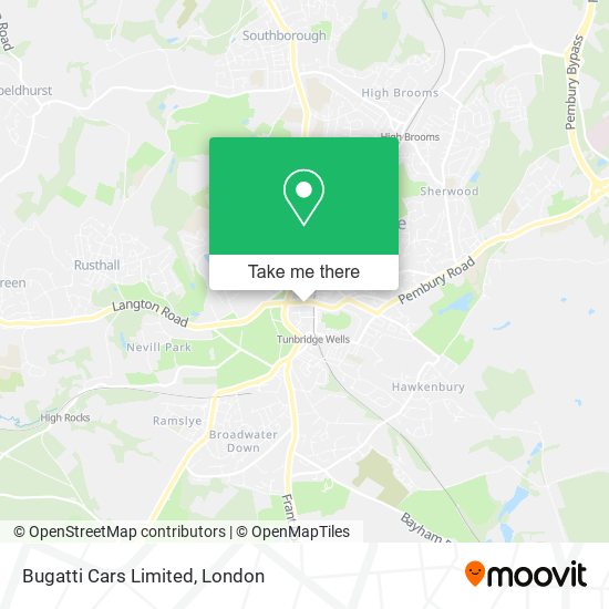 Bugatti Cars Limited map