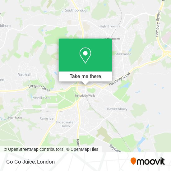 Go Go Juice map