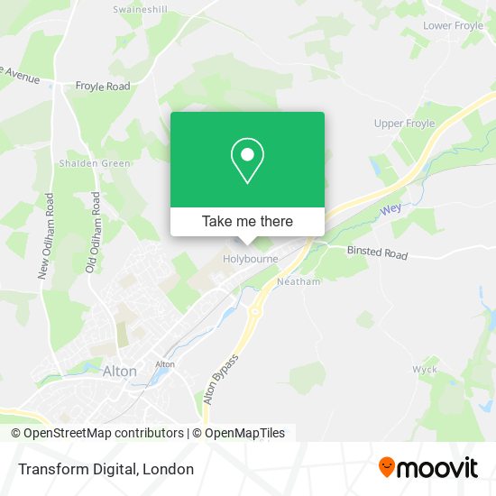 Transform Digital map
