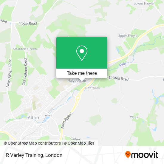 R Varley Training map