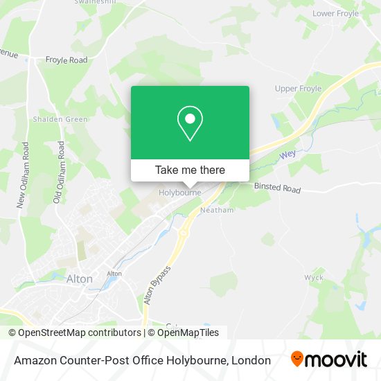 Amazon Counter-Post Office Holybourne map