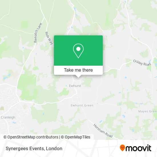 Synergees Events map