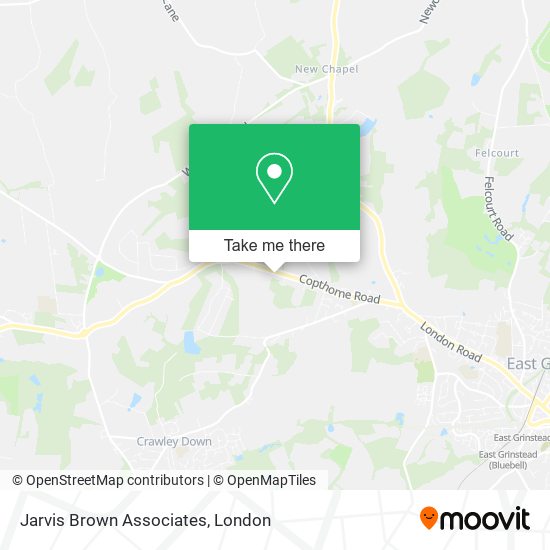 Jarvis Brown Associates map