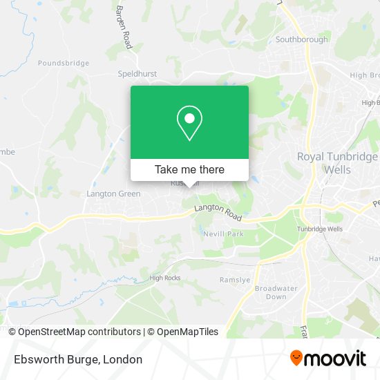 Ebsworth Burge map