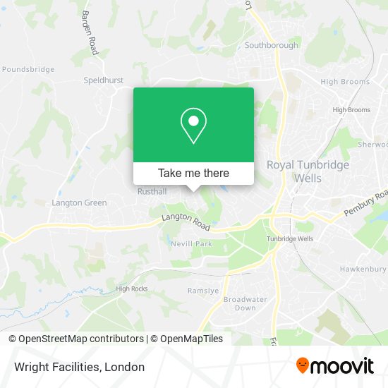 Wright Facilities map