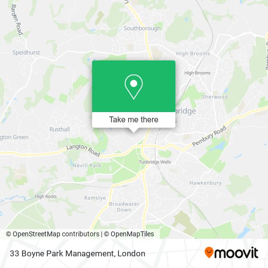 33 Boyne Park Management map