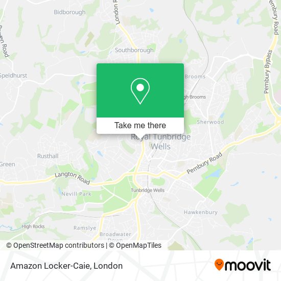 Amazon Locker-Caie map