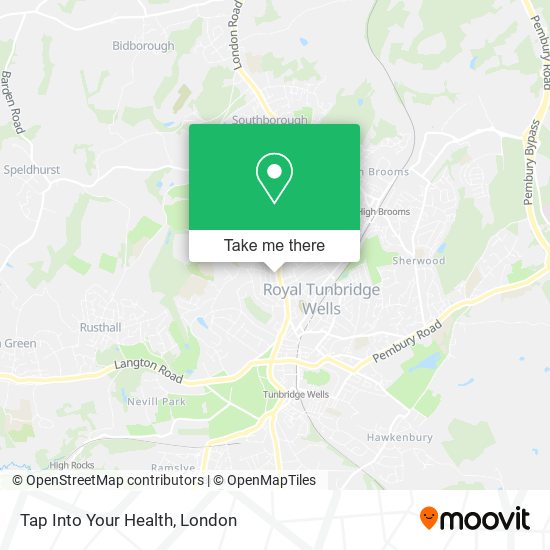 Tap Into Your Health map