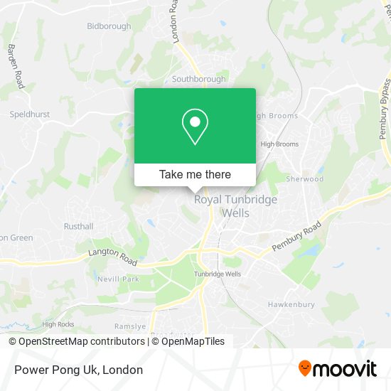 Power Pong Uk map