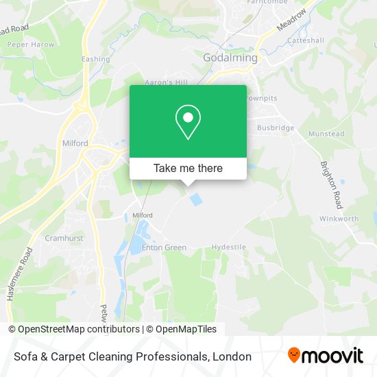 Sofa & Carpet Cleaning Professionals map