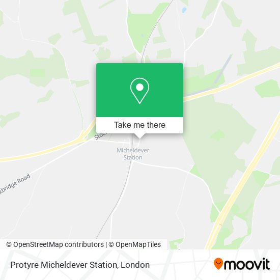 Protyre Micheldever Station map