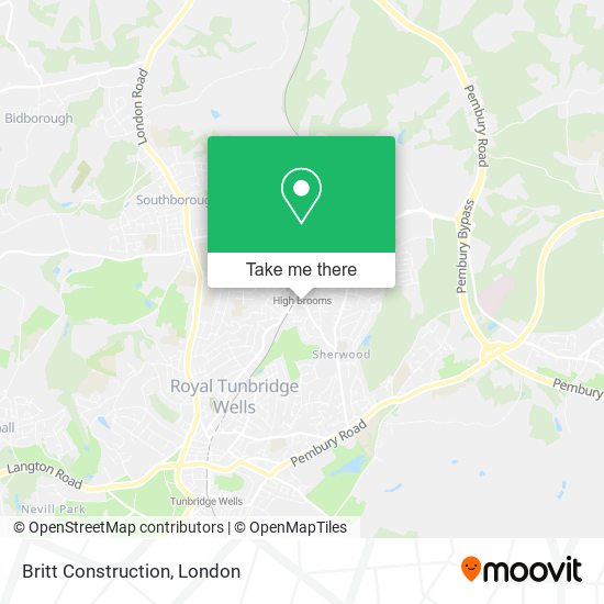 Britt Construction map