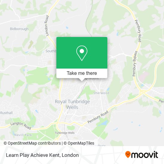 Learn Play Achieve Kent map