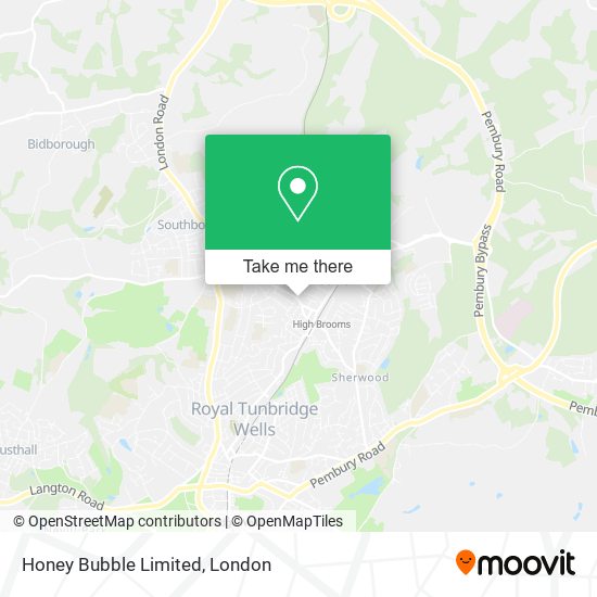 Honey Bubble Limited map