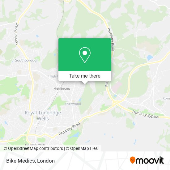 Bike Medics map