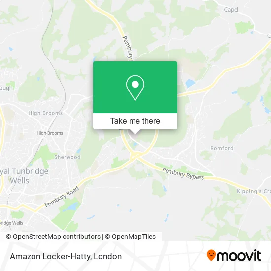 Amazon Locker-Hatty map