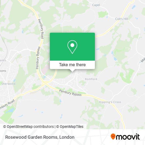 Rosewood Garden Rooms map