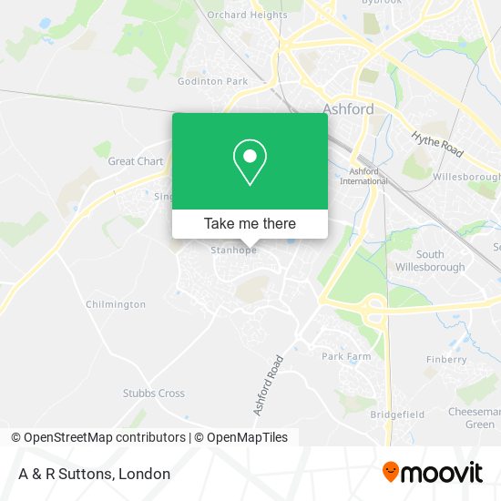 A & R Suttons map