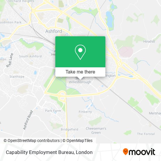 Capability Employment Bureau map